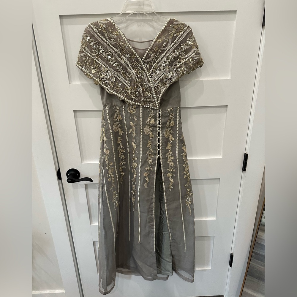 Maria Basit Malik, Pakistan Embellished Luxury Dress Size Small